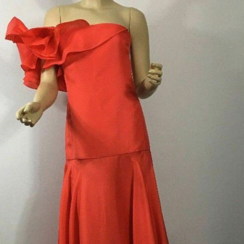 Ralph Lauren Purple Label Strapless Gown